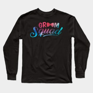 'Groom Squad' Cool Wedding Celebration Gift Long Sleeve T-Shirt